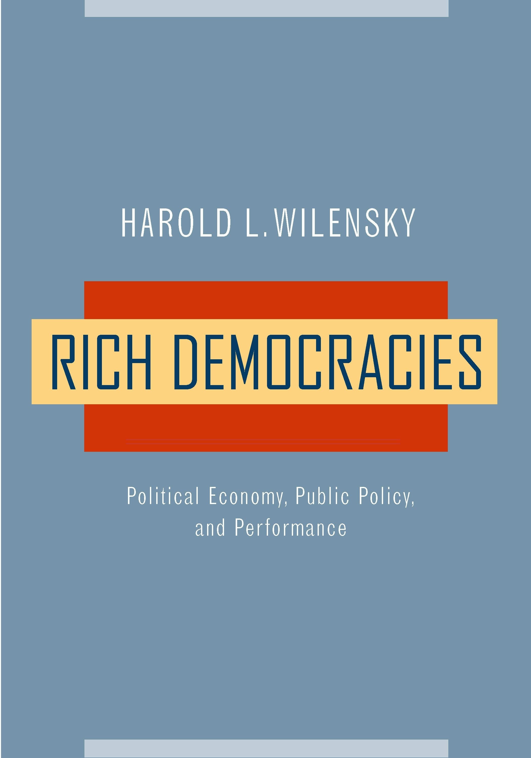 Book cover image for Rich Democracies ISBN: 9780520928336